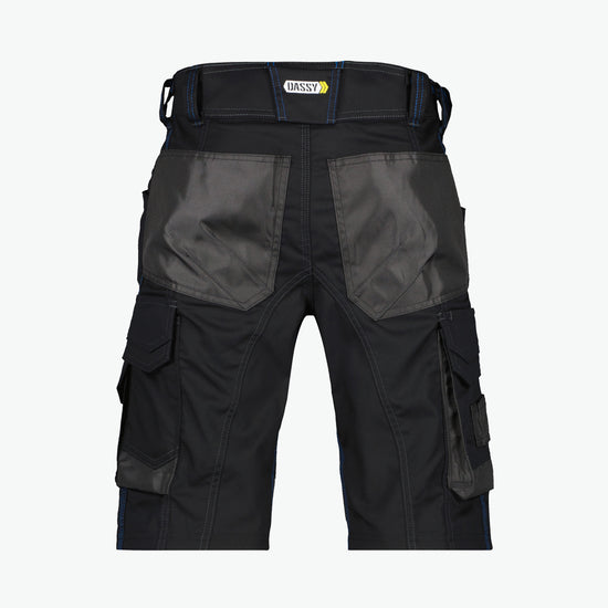 Dassy Cosmic Werkshort - Zwart/Antracietgrijs Werkbroek Dassy