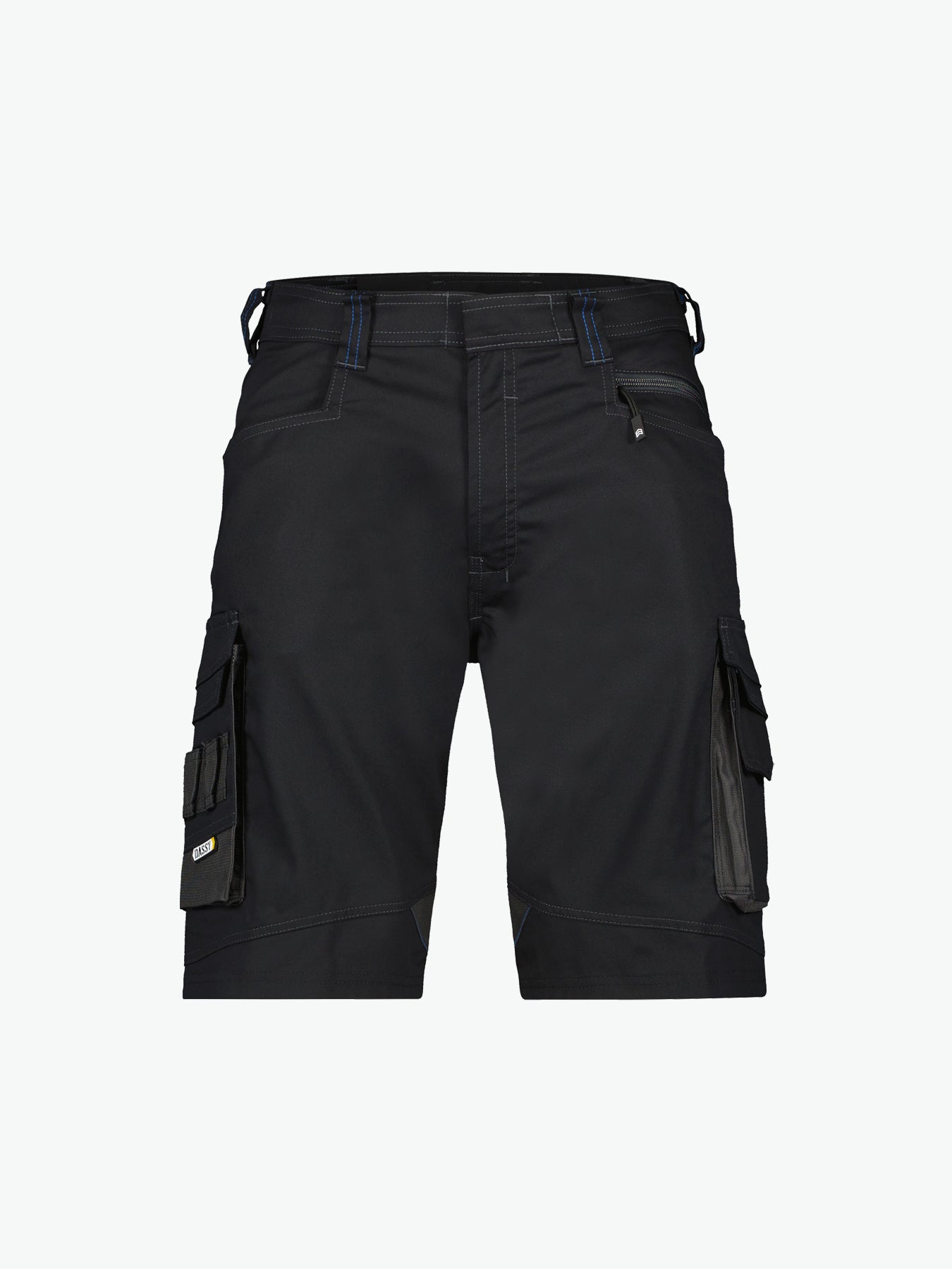 Dassy Cosmic Werkshort - Zwart/Antracietgrijs Werkbroek Dassy