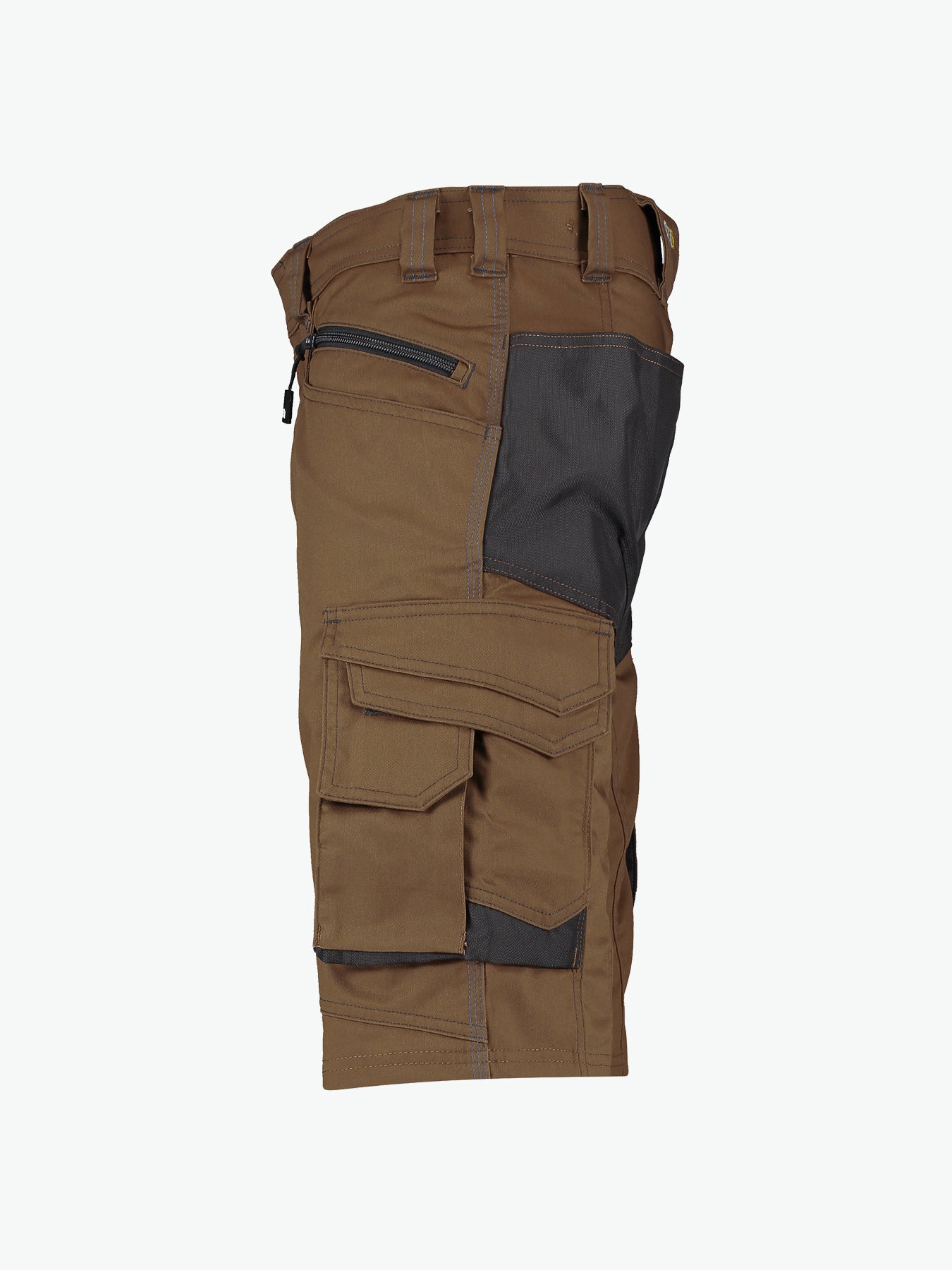 Dassy Cosmic Werkshort - Leembruin/Antracietgrijs Werkbroek Dassy