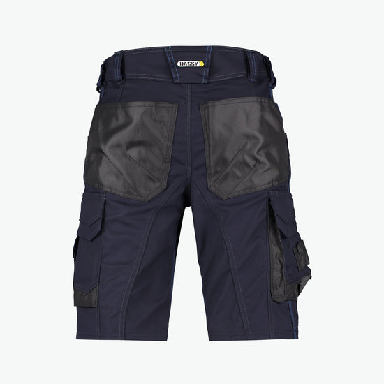 Dassy Cosmic Werkshort - Nachtblauw/Antracietgrijs Werkbroek Dassy