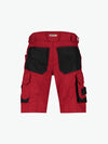 Dassy Cosmic Werkshort - Rood/Zwart Werkbroek Dassy