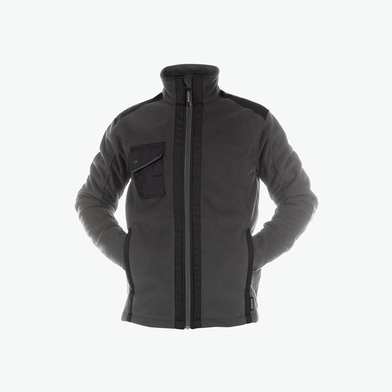 Dassy Croft Drielaagse fleecejas - Antracietgrijs/Zwart Werkjas Dassy