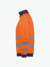 Dassy Denver Hogezichtbaarheidssweater - Fluo-Oranje/Marineblauw Werksweater HiVis Dassy