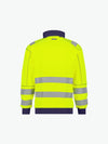 Dassy Denver Hogezichtbaarheidssweater - Fluogeel/Marineblauw Werksweater HiVis Dassy
