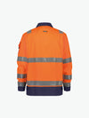 Dassy Dusseldorf Hogezichtbaarheidsvest - Fluo-Oranje/Marineblauw Werkvest HiVis Dassy