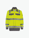 Dassy Dusseldorf Hogezichtbaarheidsvest - Fluogeel/Cementgrijs Werkvest HiVis Dassy