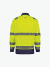 Dassy Dusseldorf Hogezichtbaarheidsvest - Fluogeel/Marineblauw Werkvest HiVis Dassy
