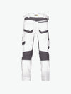 Dassy Dynax Painters Schildersbroek met stretch en kniezakken - Wit/Antracietgrijs Werkbroek Dassy