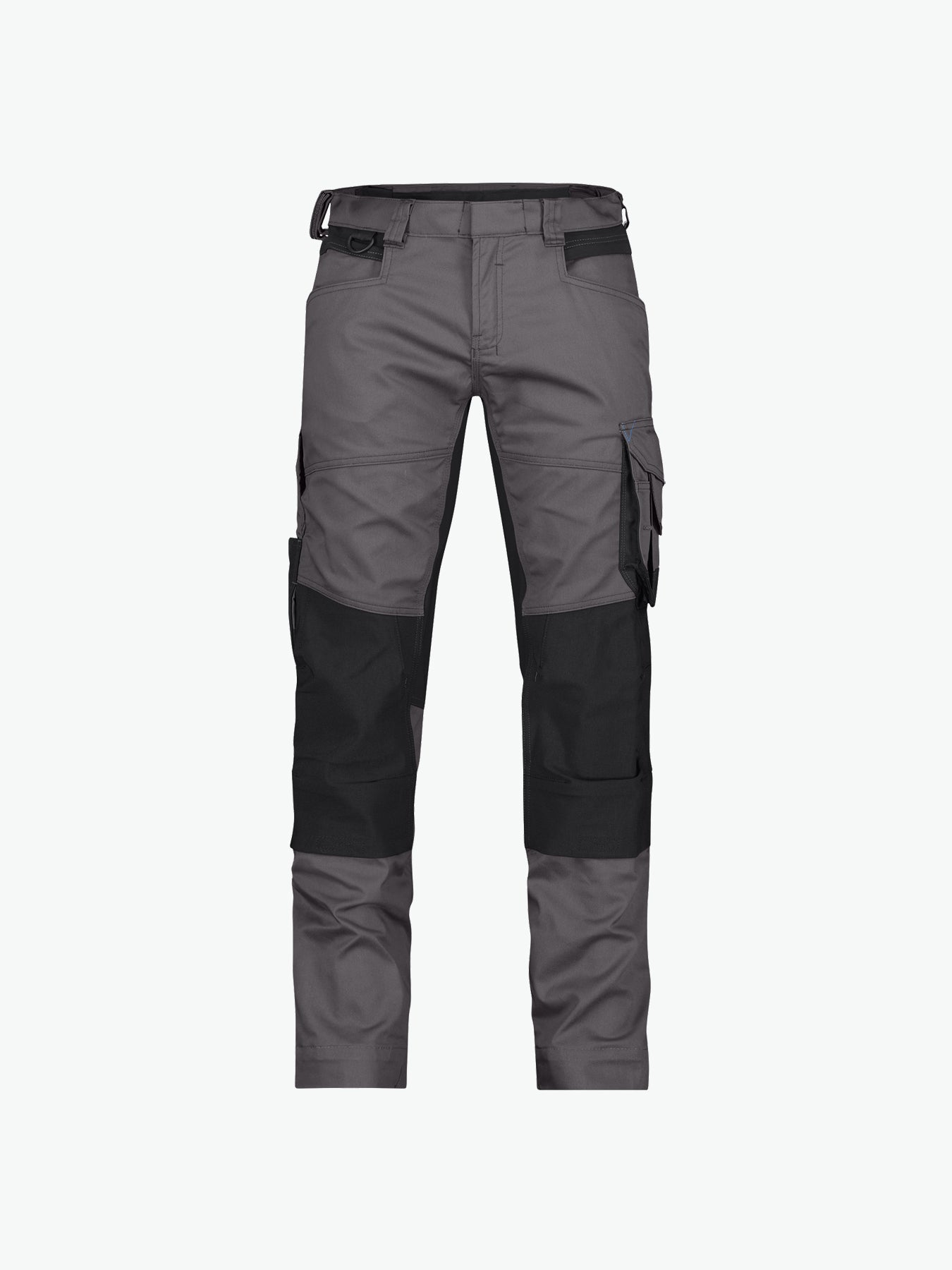 Dassy Dynax Women Werkbroek met stretch en kniezakken voor dames - Antracietgrijs/Zwart Werkbroek Dames Dassy