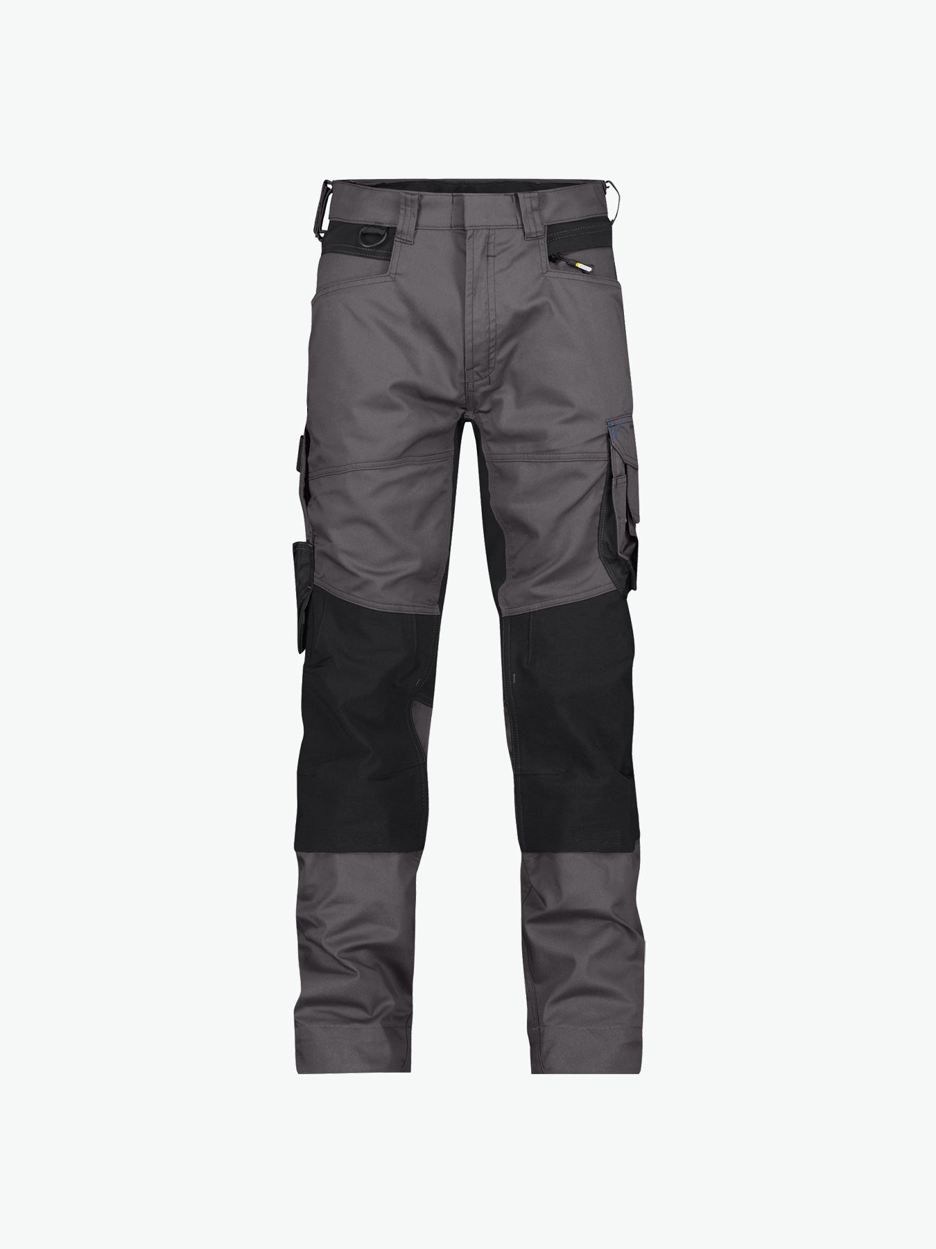 Dassy Dynax Werkbroek met stretch en kniezakken - Antracietgrijs/Zwart Werkbroek Dassy