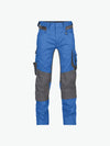Dassy Dynax Werkbroek met stretch en kniezakken - Azuurblauw/Antracietgrijs Werkbroek Dassy