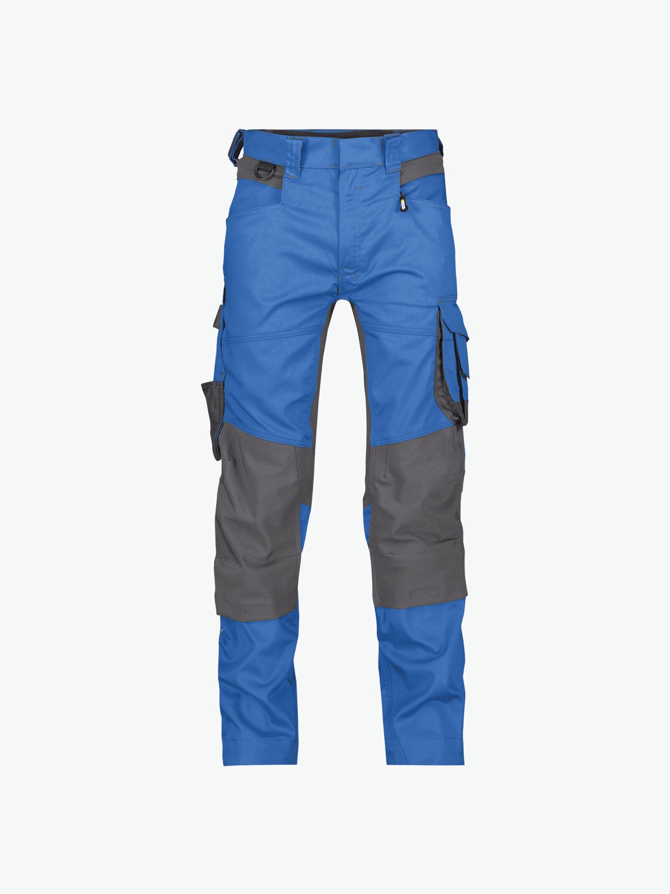 Dassy Dynax Werkbroek met stretch en kniezakken - Azuurblauw/Antracietgrijs Werkbroek Dassy