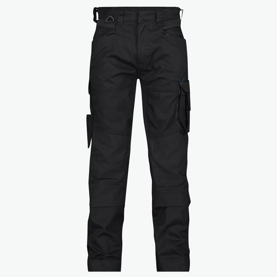 Dassy Dynax Werkbroek met stretch en kniezakken - Zwart Werkbroek Dassy