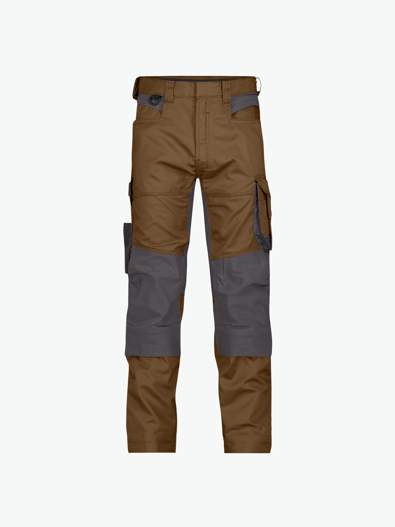 Dassy Dynax Werkbroek met stretch en kniezakken - Leembruin/Antracietgrijs Werkbroek Dassy