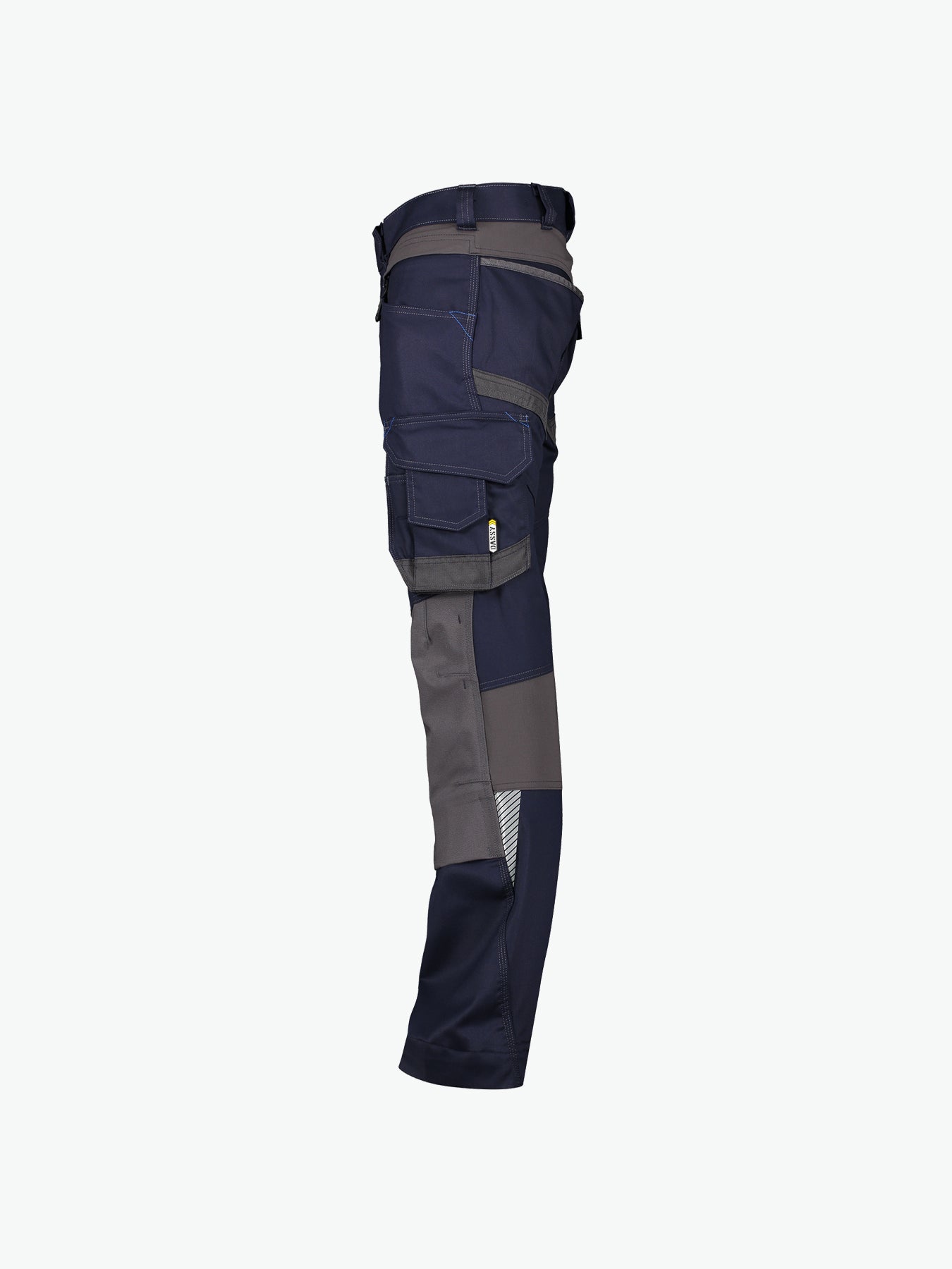 Dassy Dynax Werkbroek met stretch en kniezakken - Nachtblauw/Antracietgrijs Werkbroek Dassy