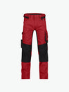 Dassy Dynax Werkbroek met stretch en kniezakken - Rood/Zwart Werkbroek Dassy