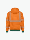 Dassy Evans Hogezichtbaarheidshoodie - Fluo-Oranje/Flessengroen Werkjas HiVis Dassy