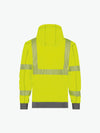 Dassy Evans Hogezichtbaarheidshoodie - Fluogeel/Cementgrijs Werksweater HiVis Dassy
