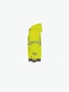 Dassy Evans Hogezichtbaarheidshoodie - Fluogeel/Cementgrijs Werksweater HiVis Dassy