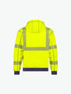 Dassy Evans Hogezichtbaarheidshoodie - Fluogeel/Marineblauw Werksweater HiVis Dassy