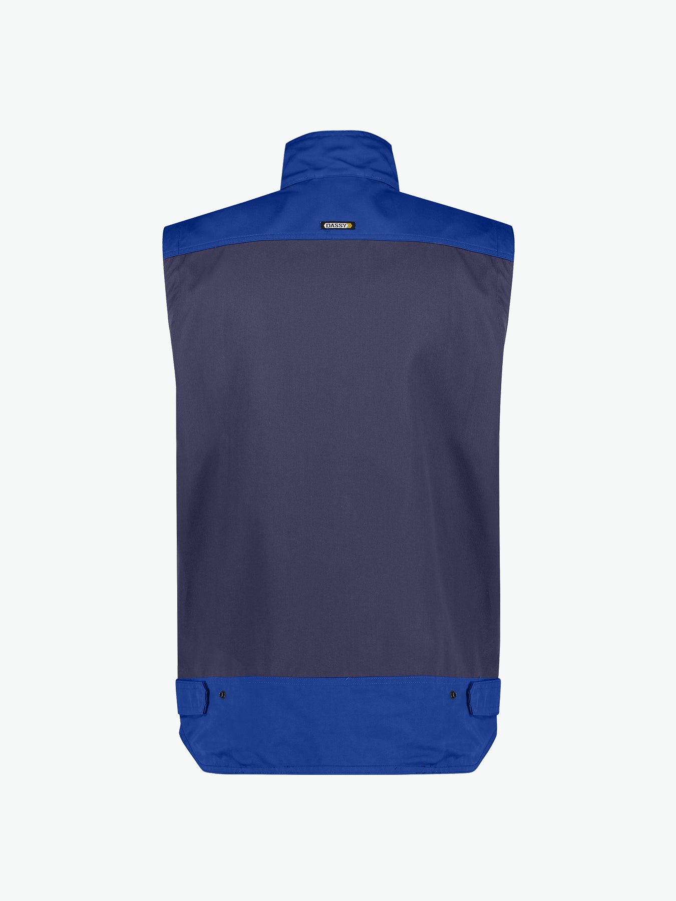 Dassy Faro Tweekleurige mouwloze werkvest - Marineblauw/Korenblauw Werkvest Dassy