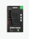 Dassy Fides Gecertificeerde kniebeschermers (Type 2, level 1) - Rood/Zwart Kniebeschermer Dassy