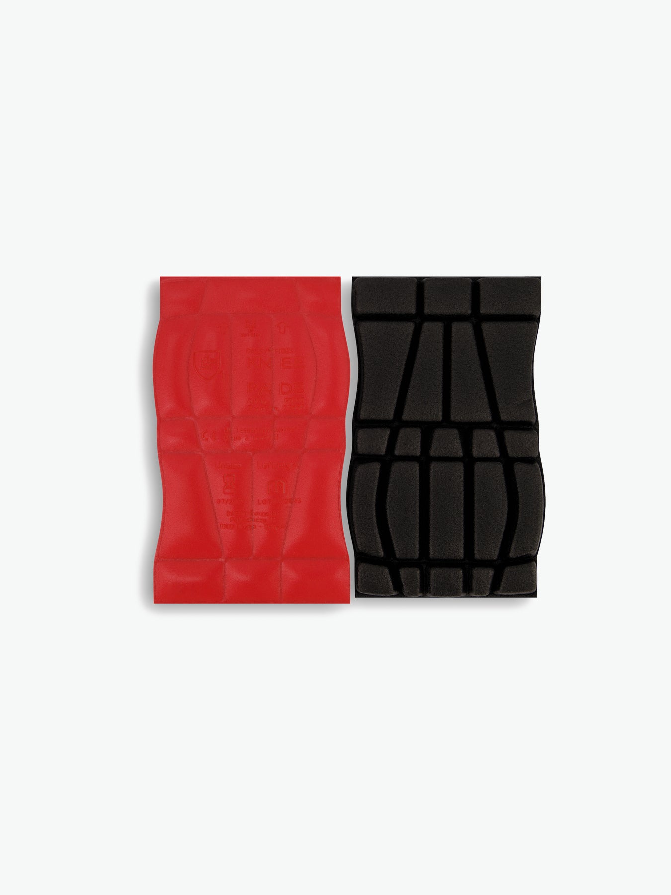 Dassy Fides Gecertificeerde kniebeschermers (Type 2, level 1) - Rood/Zwart Kniebeschermer Dassy