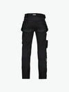 Dassy Flux Holsterzakkenbroek met stretch en kniezakken - Zwart Werkbroek Dassy