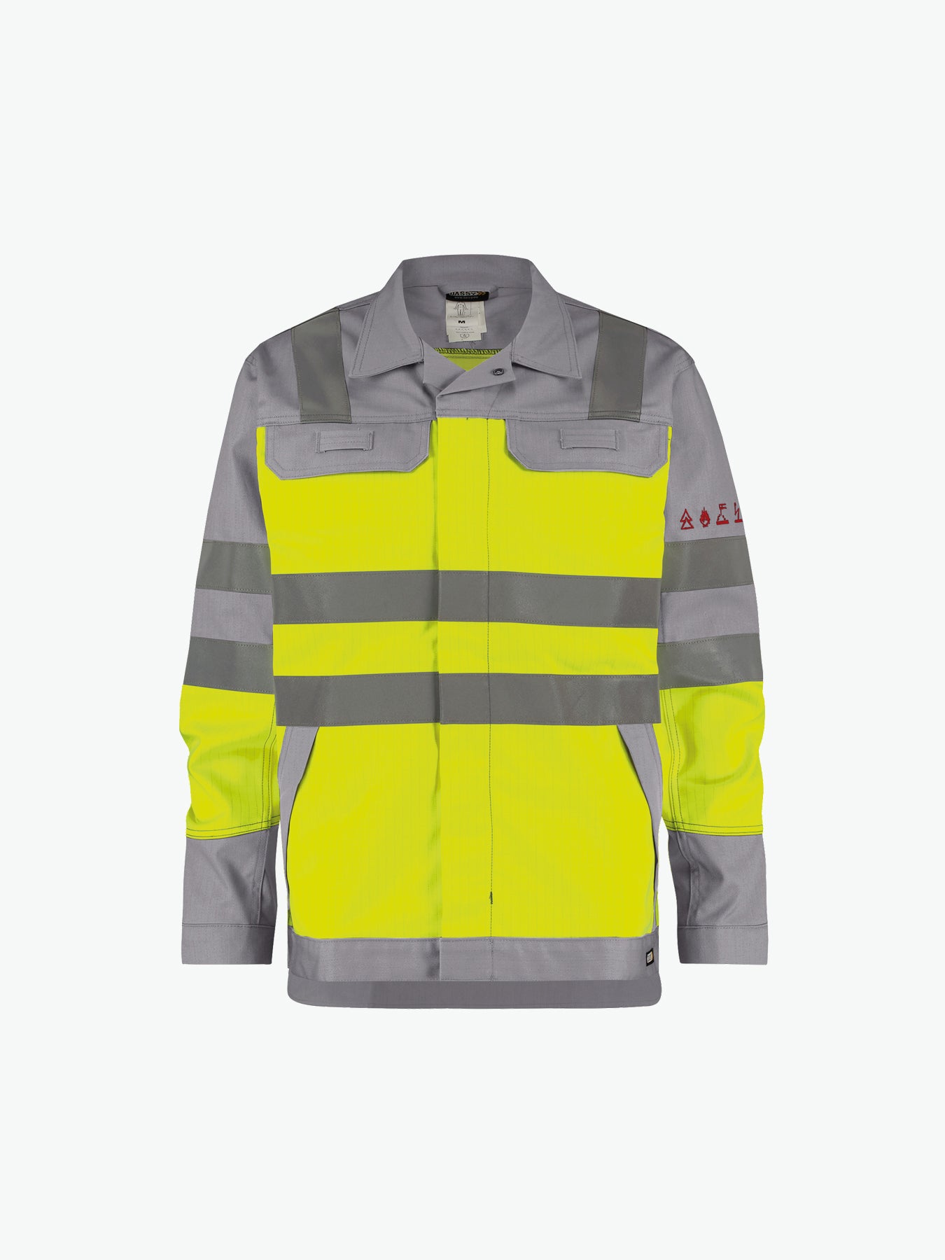 Dassy Franklin Multinorm hogezichtbaarheidsvest - Fluogeel/Grafietgrijs Werkjas HiVis Dassy