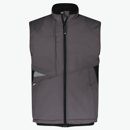 Dassy Fusion Softshell bodywarmer - Antracietgrijs/Zwart Werkvest Dassy