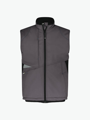 Dassy Fusion Softshell bodywarmer - Antracietgrijs/Zwart Werkvest Dassy