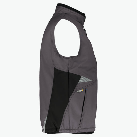 Dassy Fusion Softshell bodywarmer - Antracietgrijs/Zwart Werkvest Dassy