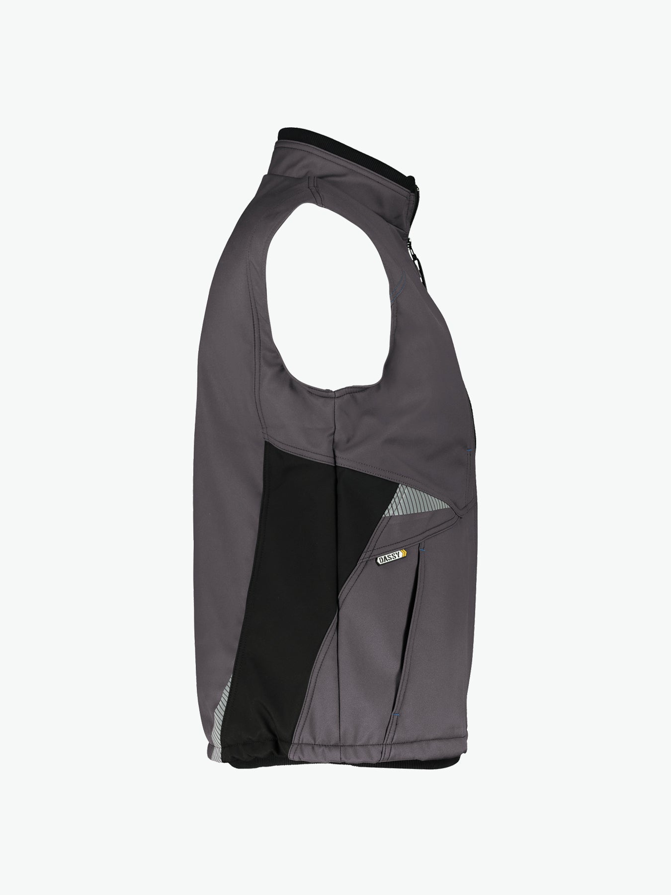 Dassy Fusion Softshell bodywarmer - Antracietgrijs/Zwart Werkvest Dassy