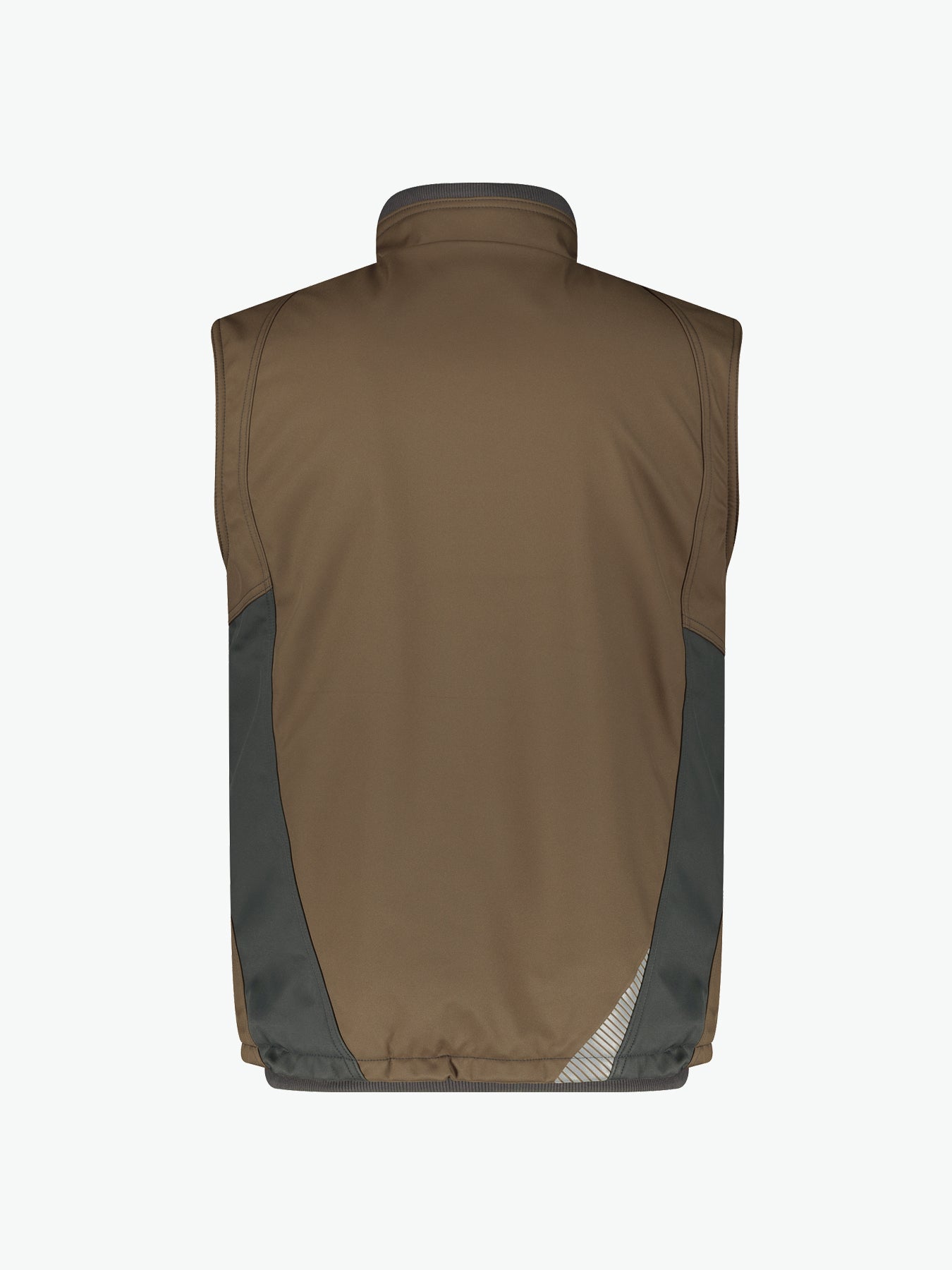 Dassy Fusion Softshell bodywarmer - Leembruin/Antracietgrijs Werkvest Dassy