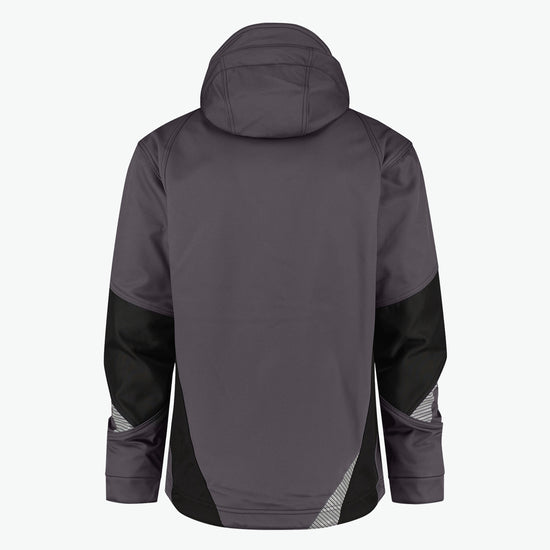 Dassy Gravity Softshelljas - Antracietgrijs/Zwart Werkjas Softshell Dassy