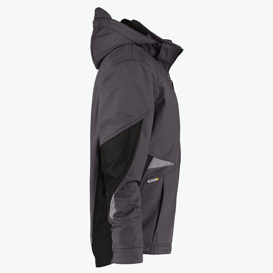 Dassy Gravity Softshelljas - Antracietgrijs/Zwart Werkjas Softshell Dassy