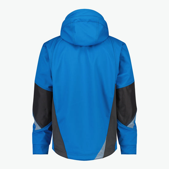 Dassy Gravity Softshelljas - Azuurblauw/Antracietgrijs Werkjas Softshell Dassy