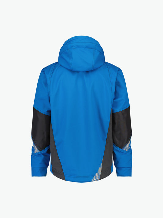 Dassy Gravity Softshelljas - Azuurblauw/Antracietgrijs Werkjas Softshell Dassy