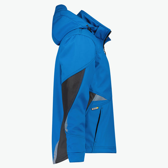 Dassy Gravity Softshelljas - Azuurblauw/Antracietgrijs Werkjas Softshell Dassy