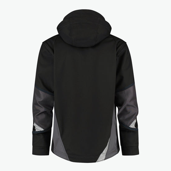 Dassy Gravity Softshelljas - Zwart/Antracietgrijs Werkjas Softshell Dassy