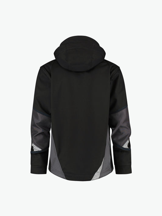 Dassy Gravity Softshelljas - Zwart/Antracietgrijs Werkjas Softshell Dassy