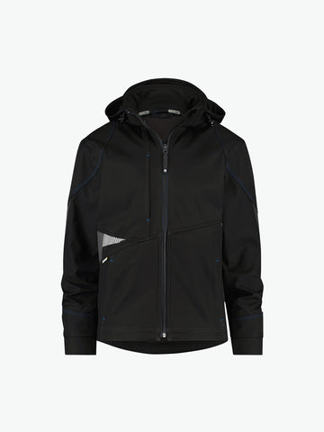 Dassy Gravity Softshelljas - Zwart/Antracietgrijs Werkjas Softshell Dassy