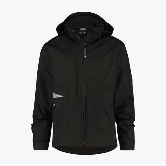 Dassy Gravity Softshelljas - Zwart Werkjas Softshell Dassy