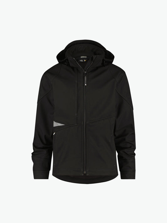 Dassy Gravity Softshelljas - Zwart Werkjas Softshell Dassy