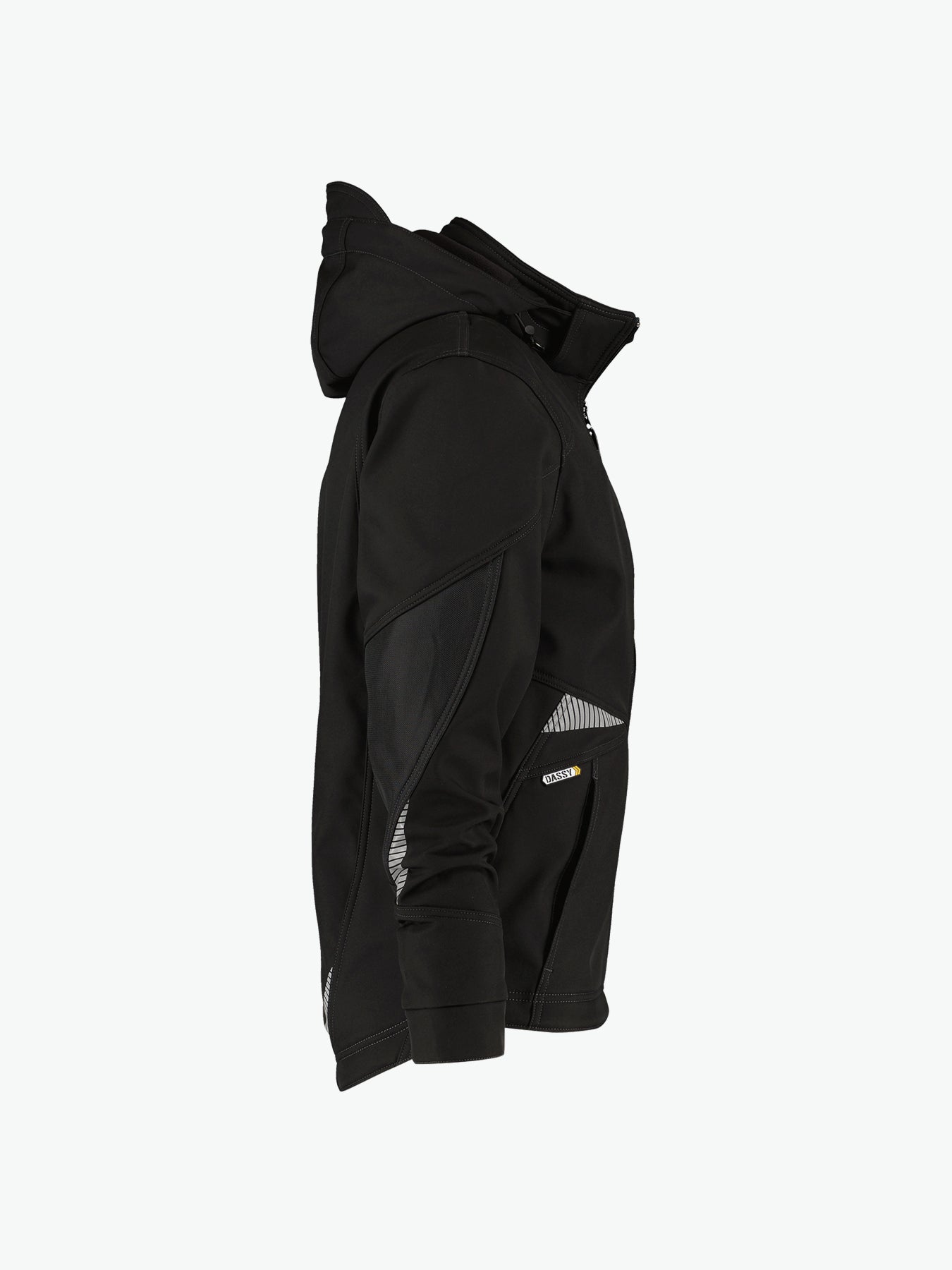 Dassy Gravity Softshelljas - Zwart Werkjas Softshell Dassy