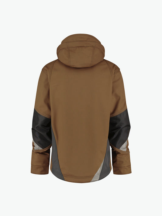Dassy Gravity Softshelljas - Leembruin/Antracietgrijs Werkjas Softshell Dassy