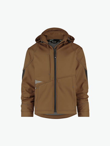 Dassy Gravity Softshelljas - Leembruin/Antracietgrijs Werkjas Softshell Dassy