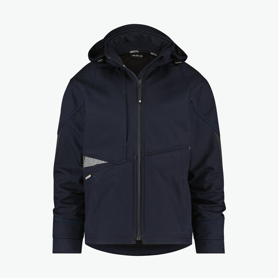 Dassy Gravity Softshelljas - Nachtblauw/Antracietgrijs Werkjas Softshell Dassy