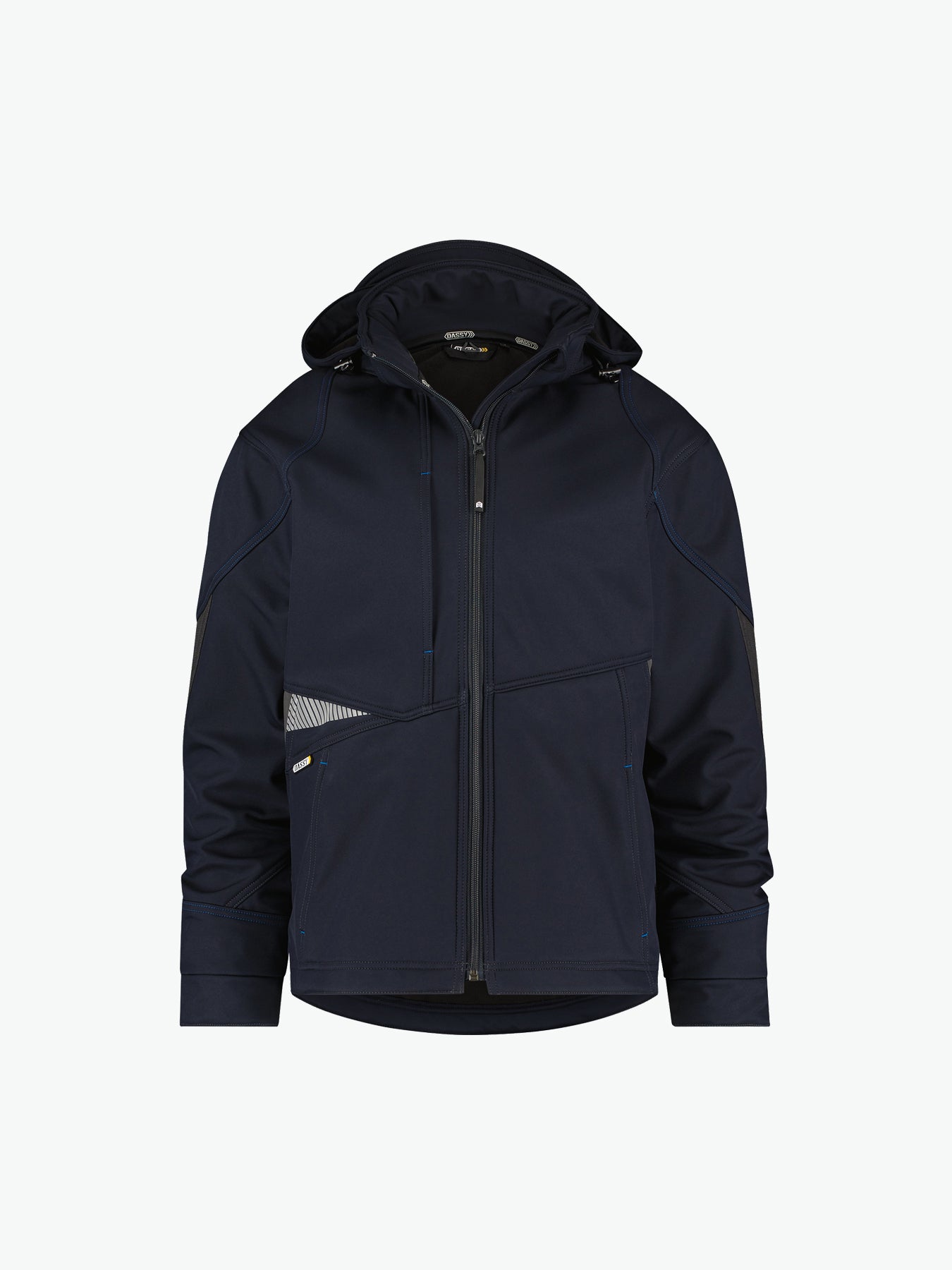 Dassy Gravity Softshelljas - Nachtblauw/Antracietgrijs Werkjas Softshell Dassy
