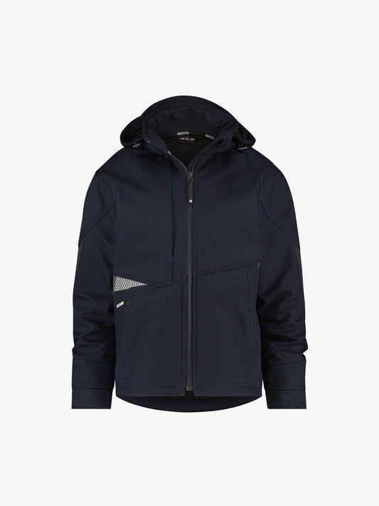 Dassy Gravity Softshelljas - Nachtblauw/Antracietgrijs Werkjas Softshell Dassy